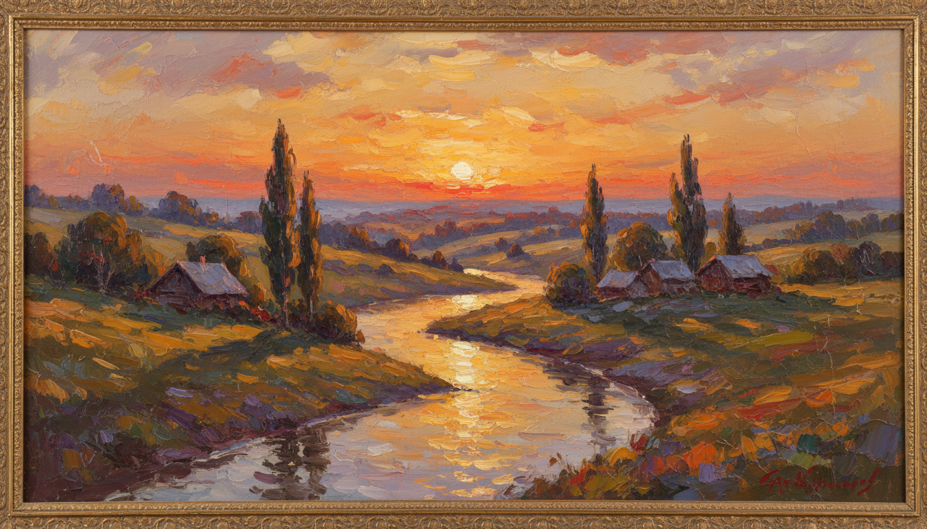 Oil painting transformation
